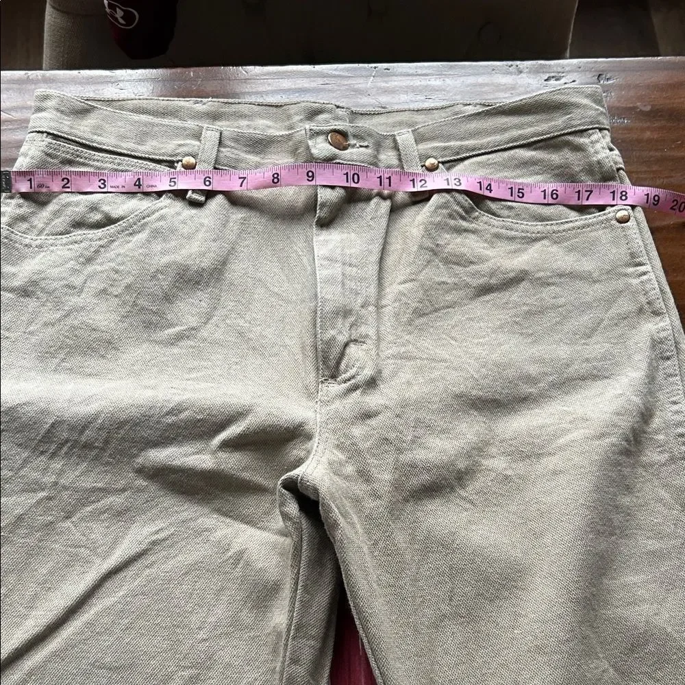 Wrangler Az 34 x32 Men Tan Straight-Leg Jeans new no tags